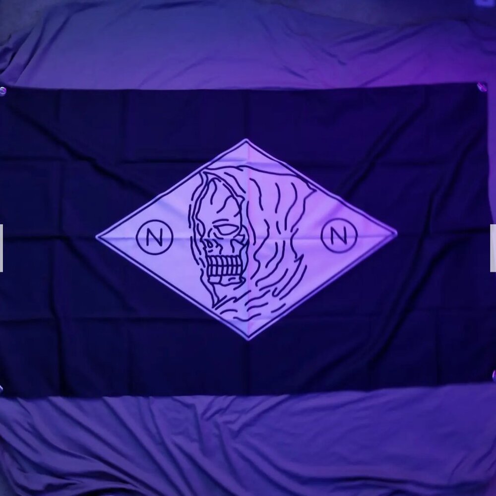Nothing, Nowhere Logo Wall Flag Tapestry